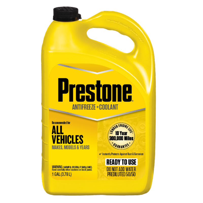 Coolant Prestone 50/50All vehicles